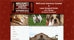 Desktop Screenshot of midcountyvet.com